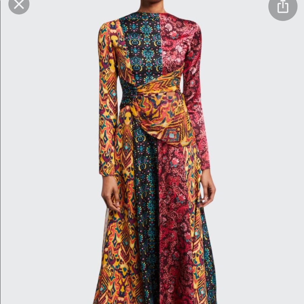 Prabal Gurung Taxila Multicolor dress 6 Small